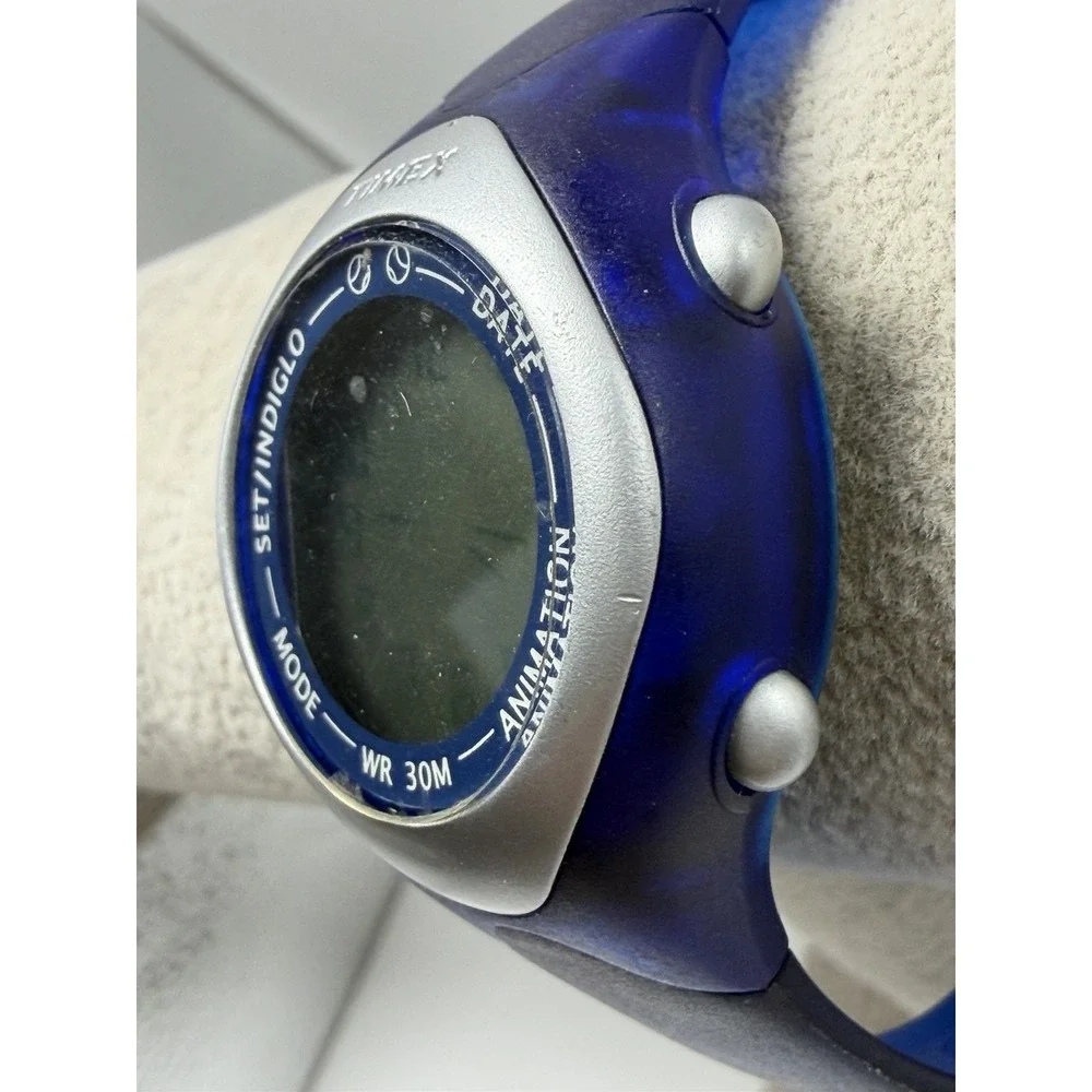 Timex T79171 2005 New Battery Ladies Digital Watch 34MM 7